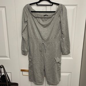 Fashion Nova romper (grey)